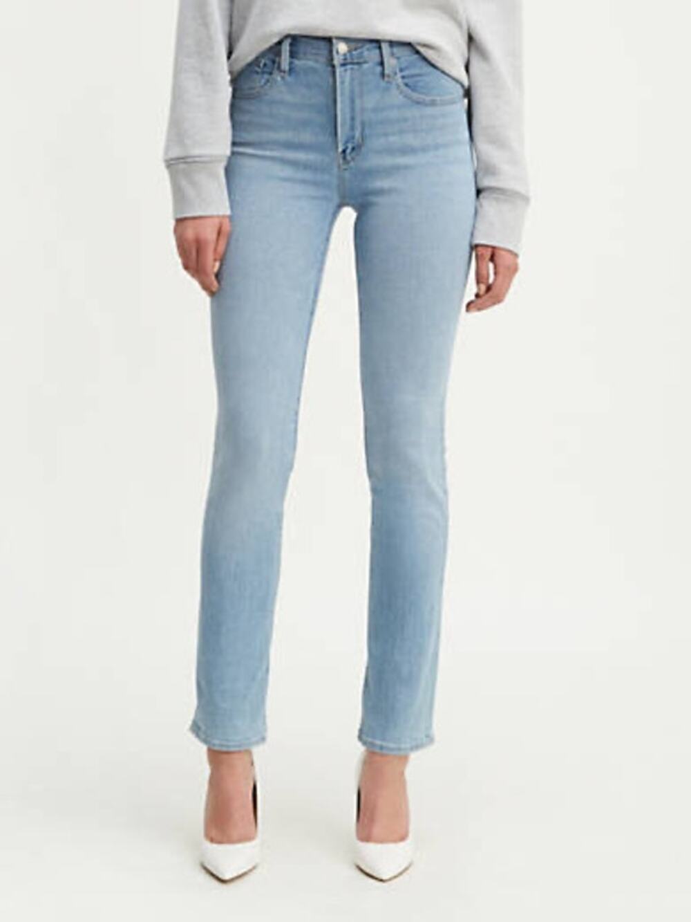 Levi's 724 High Rise Light Wash Straight Size 26